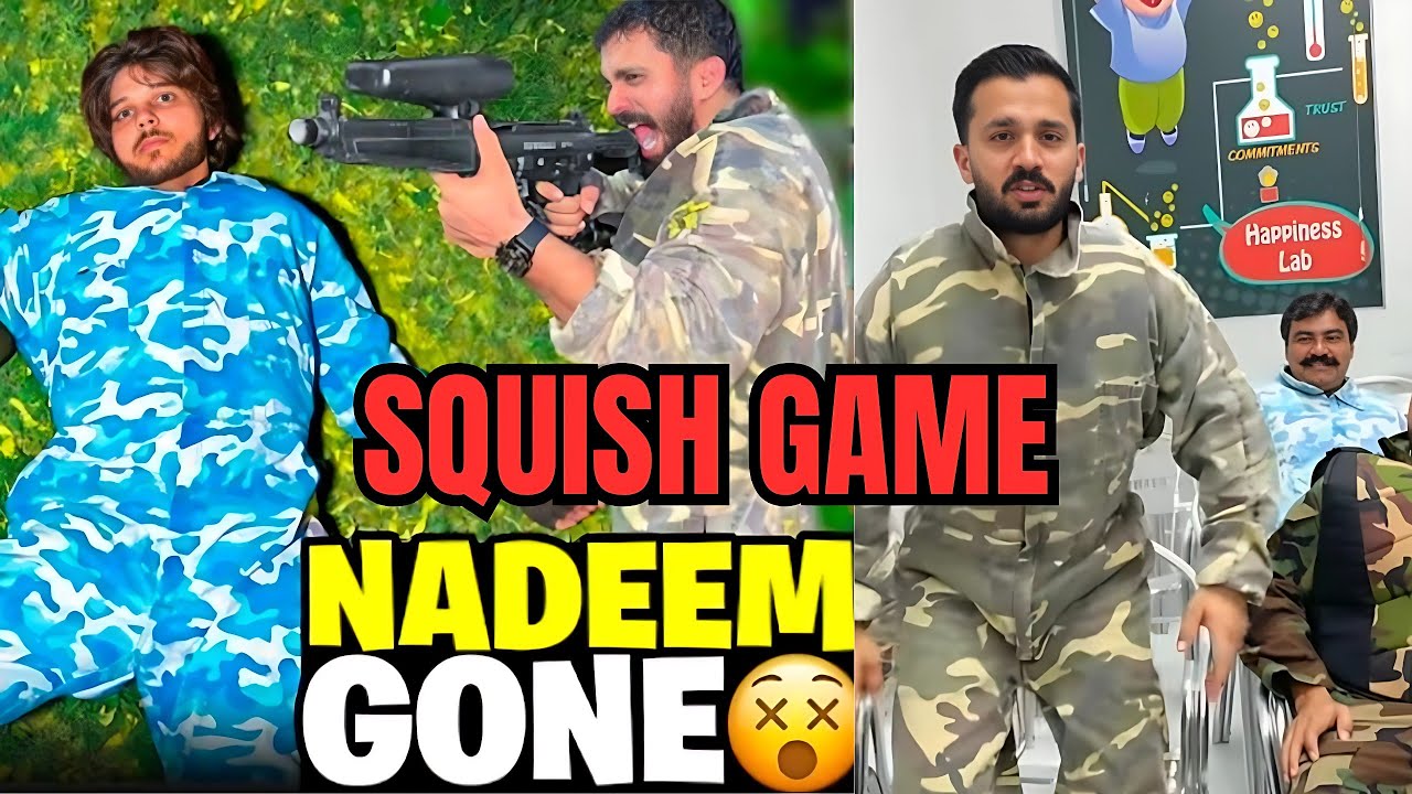 Rajab Butt plays his favorite game 🎮 | Knocked Nadeem down 😂