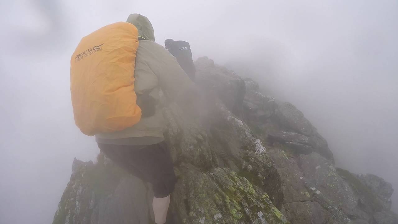 Helvellyn via Striding Edge || Extreme weather ||