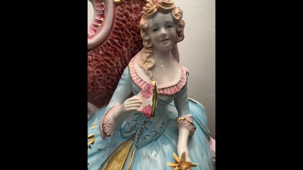 Own a slice of Italian history! Shop rare Capodimonte porcelain lamps at The Griffin from just $300