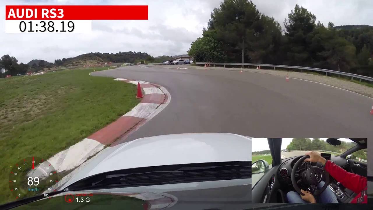 Audi RS3 / Vuelta rápida Circuito Fast Parcmotor / Comparativa 