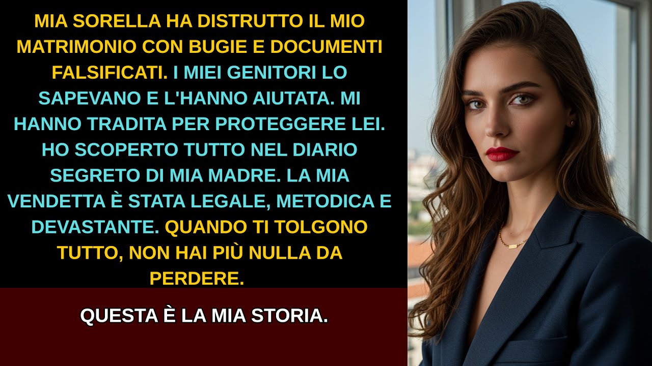 La mia famiglia coprì mia sorella… dopo che lei sabotò il mio matrimonio in segreto