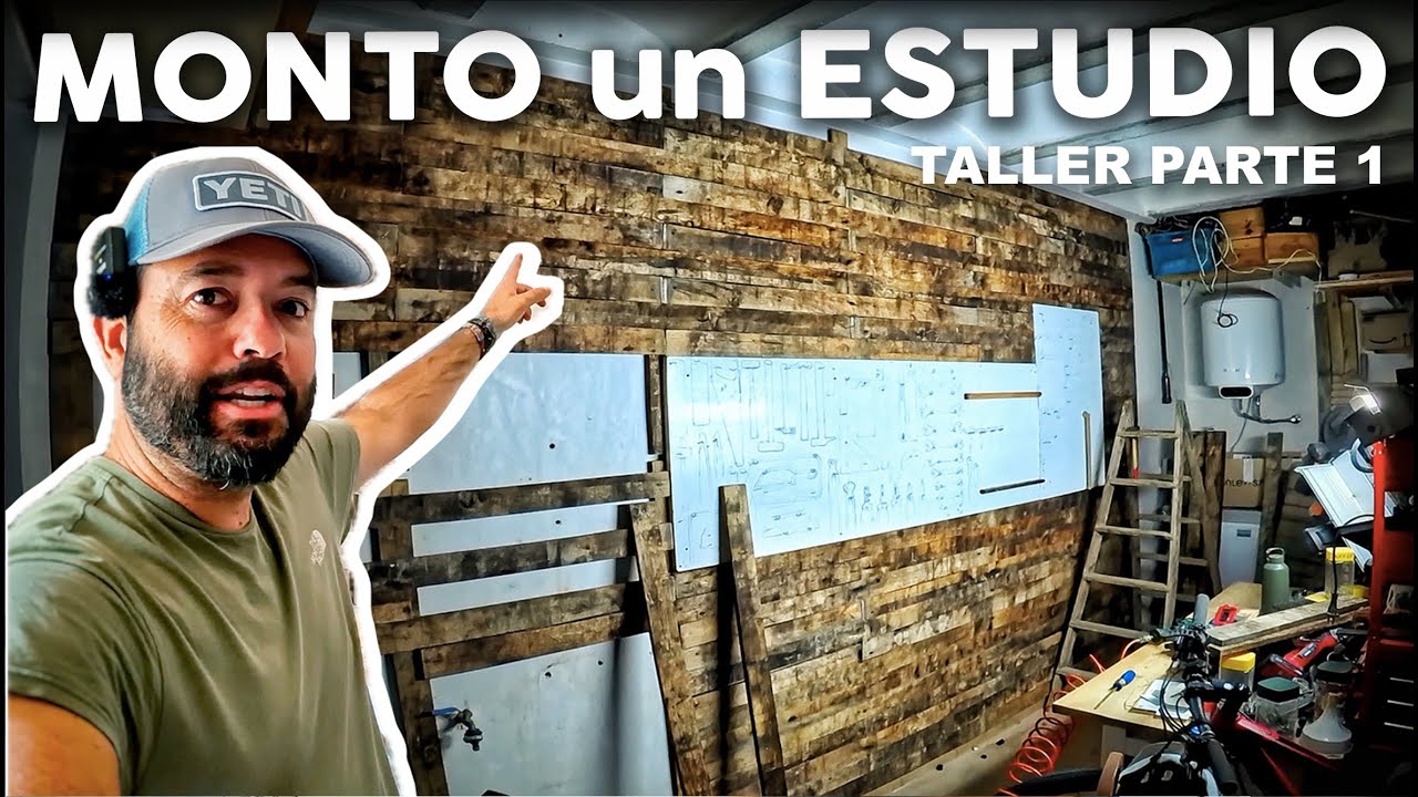 🛠️ ¡De TRASTERO a ESTUDIO TALLER! 🎬 - Todo con madera reutilizada 🪚🪵 | PARTE 1