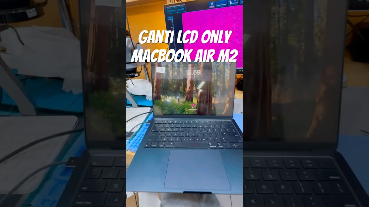Ganti LCD Only MacBook Air A2681? TrueTone Aktif & Kamera Tetap Ori! WA Sekarang!