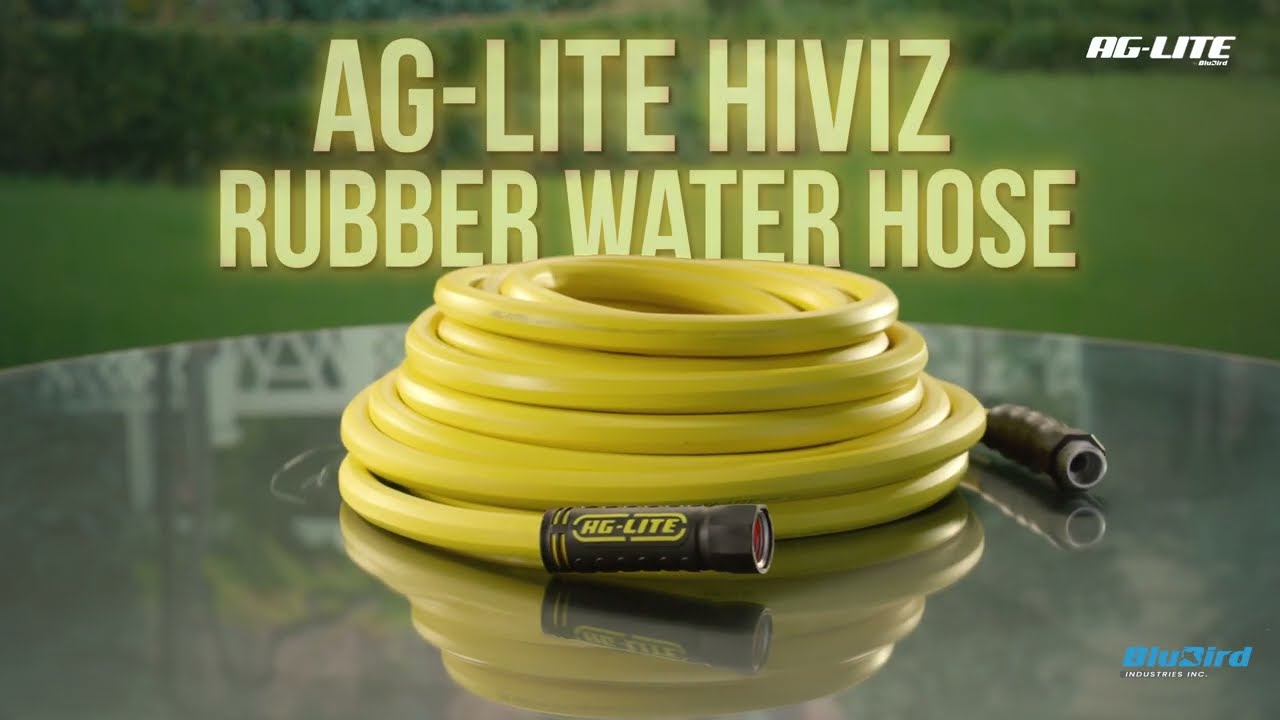 AG-Lite HiViz Water Hose &mdash; High-Visibility, Heavy-Duty, Long-Lasting Rubber Hose