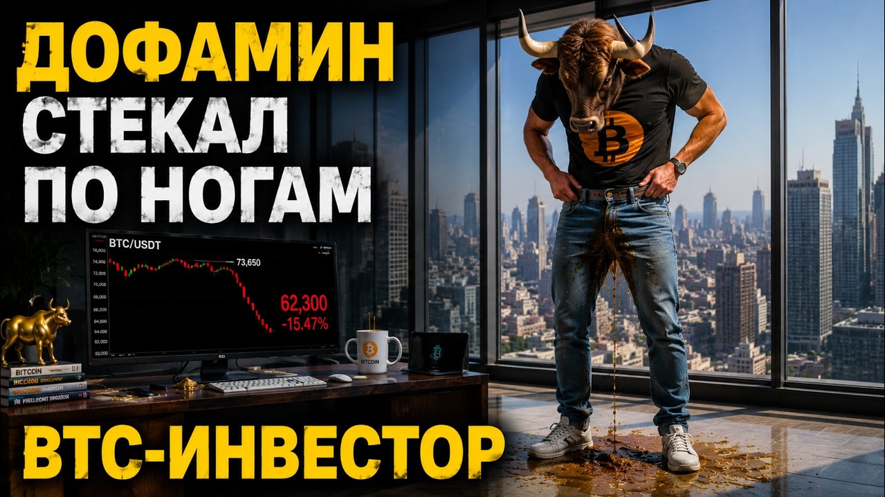 Биткоин - дофаминовая эйфория подходит к концу!