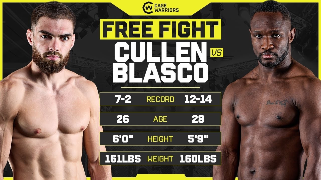 HOW MANY KNEES FOR THE TKO? 🔥 Adam Cullen vs. Yan Blasco | CW 202 Manchester | FREE FIGHT