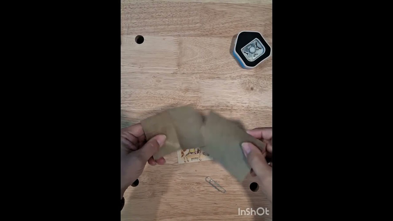 Hidden or decorative paper clips
