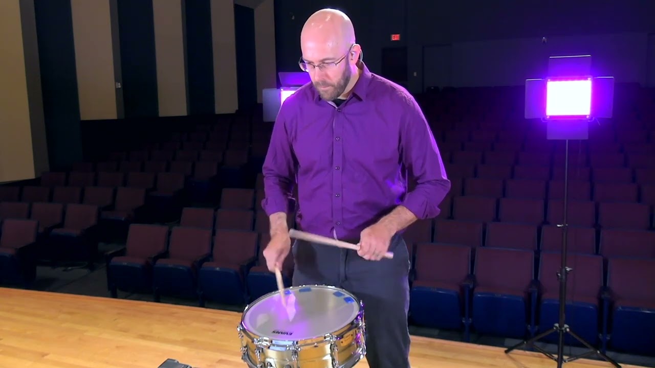 TMEA 2024-25 snare etude "24", Dr. Brad Meyer (performer)