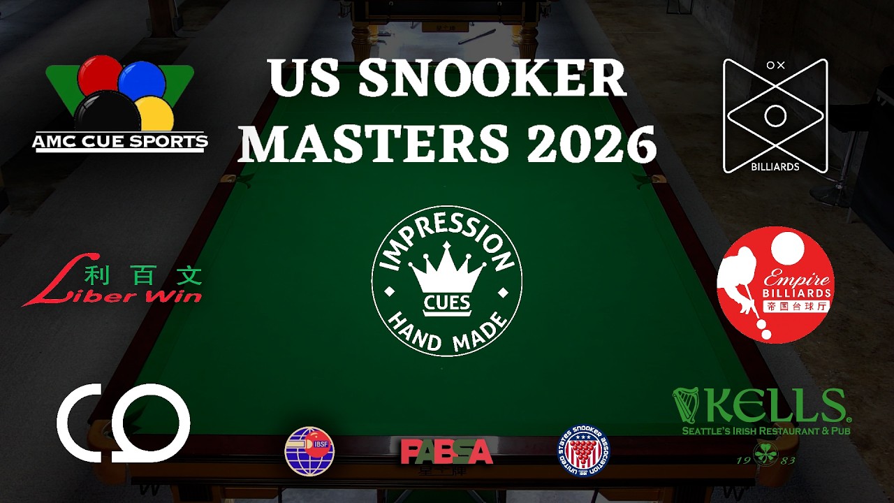 Side Table | 2026 US Snooker Masters Day 2 | AMC Cuesports | OX Billiards