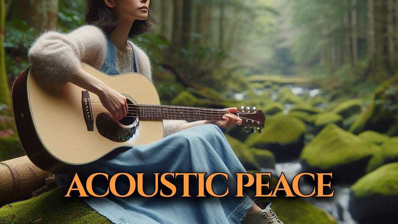 Cozy Winter in Kyoto • Gentle Snowfall & Relaxing Acoustic Guitar • Deep Sleep Music