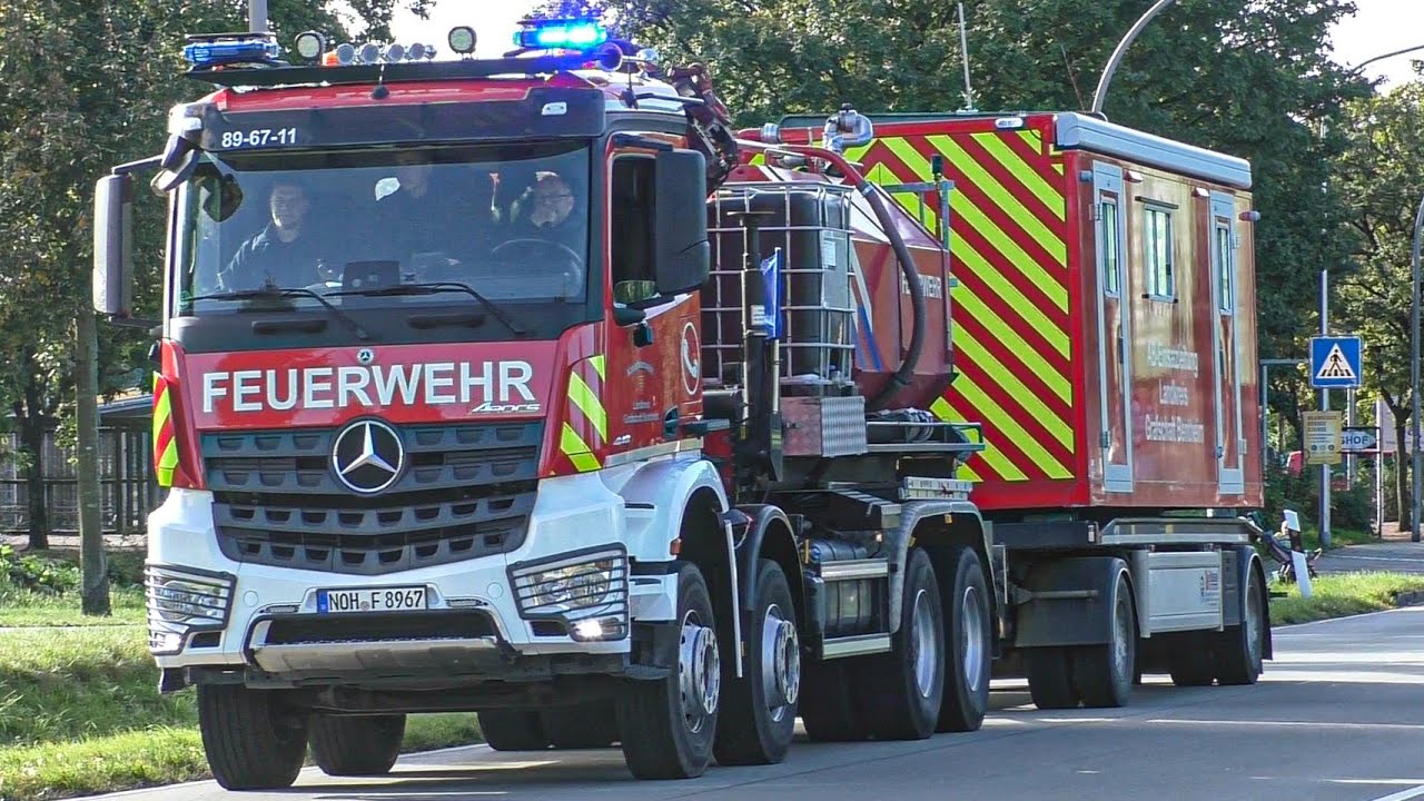 [Waldbrand in Bramsche] Einsatzfahrten Kreisfeuerwehr Grafschaft Bentheim
