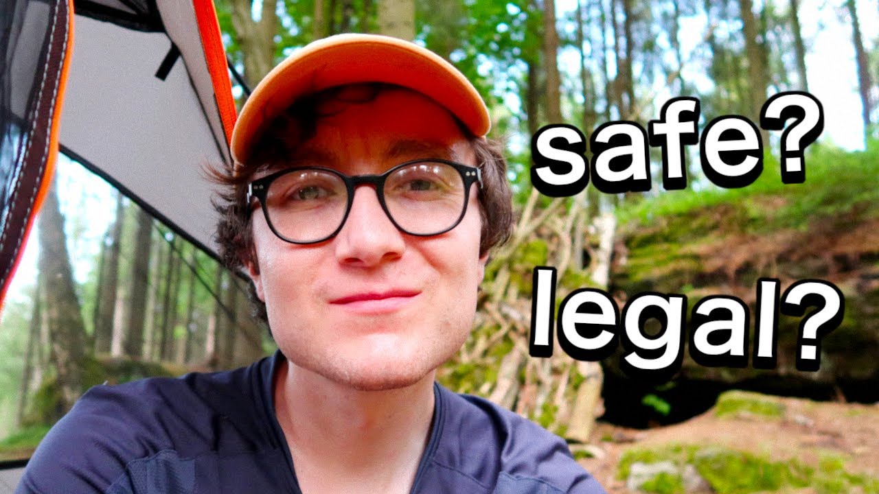 24 hours WILD CAMPING in Germany