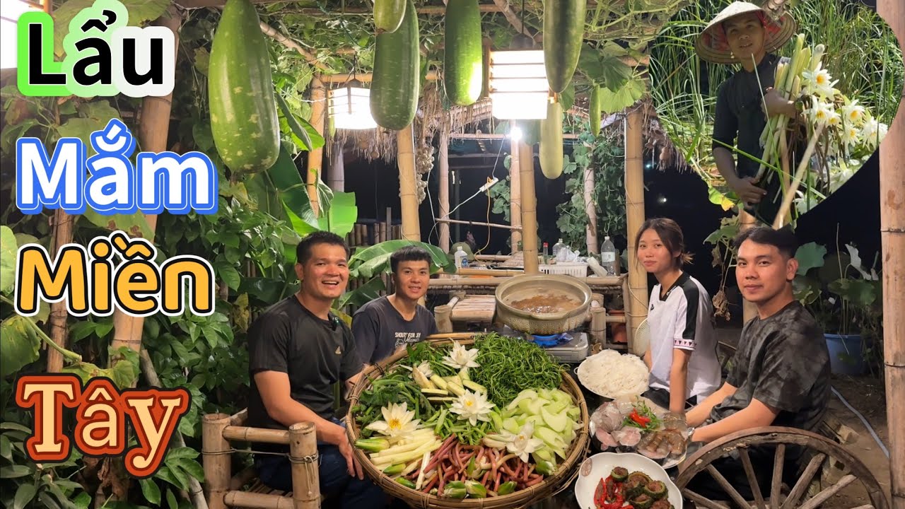 Đậm Đà Nồi Lẩu Mắm Miền Tây Cùng Mẹt Rau Có 1 Không 2 Tại Nhật Bản. Ăn Cùng AE Bắc Trung Nam.