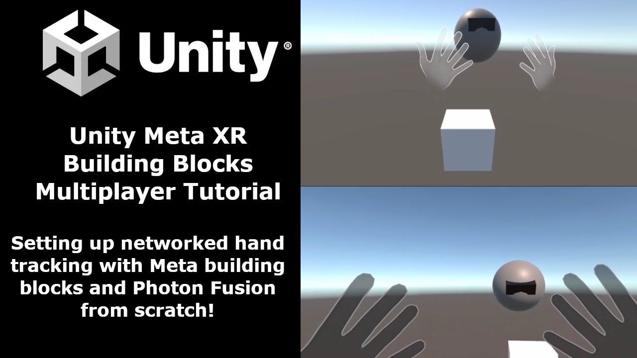 Сетевое отслеживание рук в Unity с использованием Meta Building Blocks и Photon Fusion — полное р...
