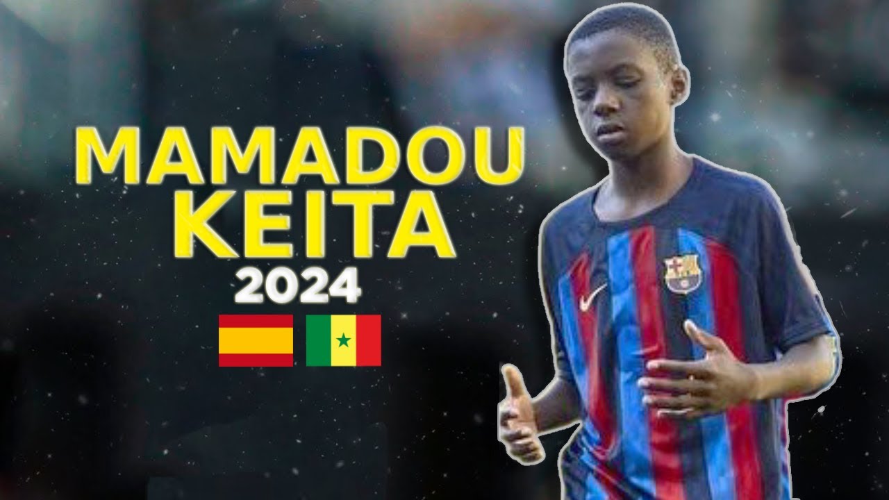 Mamadou Keita - The Perfect Striker | Skills, Goals & Assists FC Barcelona - 13 Years Old | HD