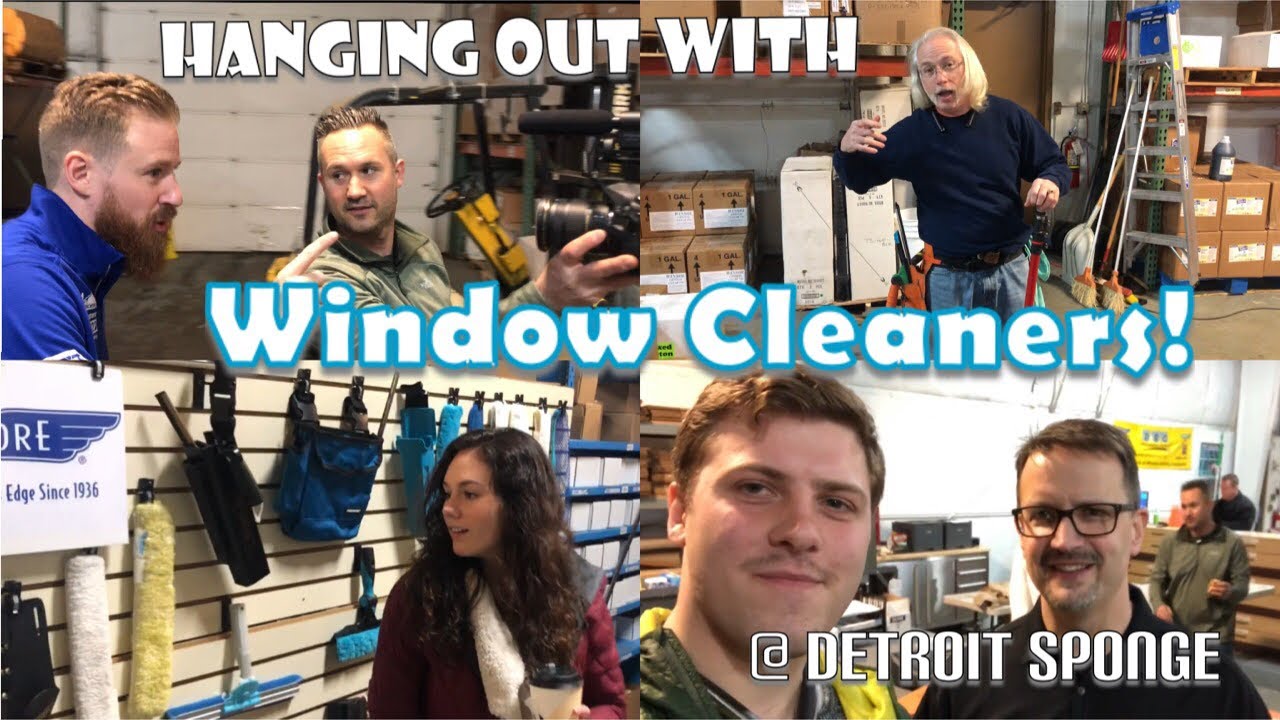 Hanging Out With Window Cleaners At Detroit Sponge!