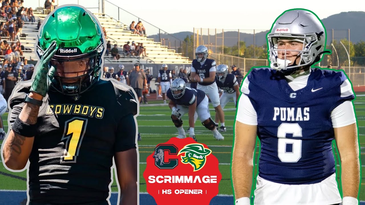 SCRIMMAGE CAJON VS CHAPARRAL | TEMECULA OPENER🎯
