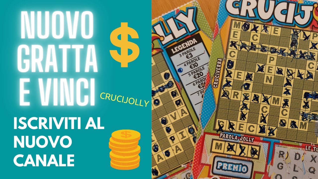 GRATTA E VINCI: CRUCIJOLLY VINCENTIIIIIIII finalmenteeee 🤑​🤑​💵​💵​