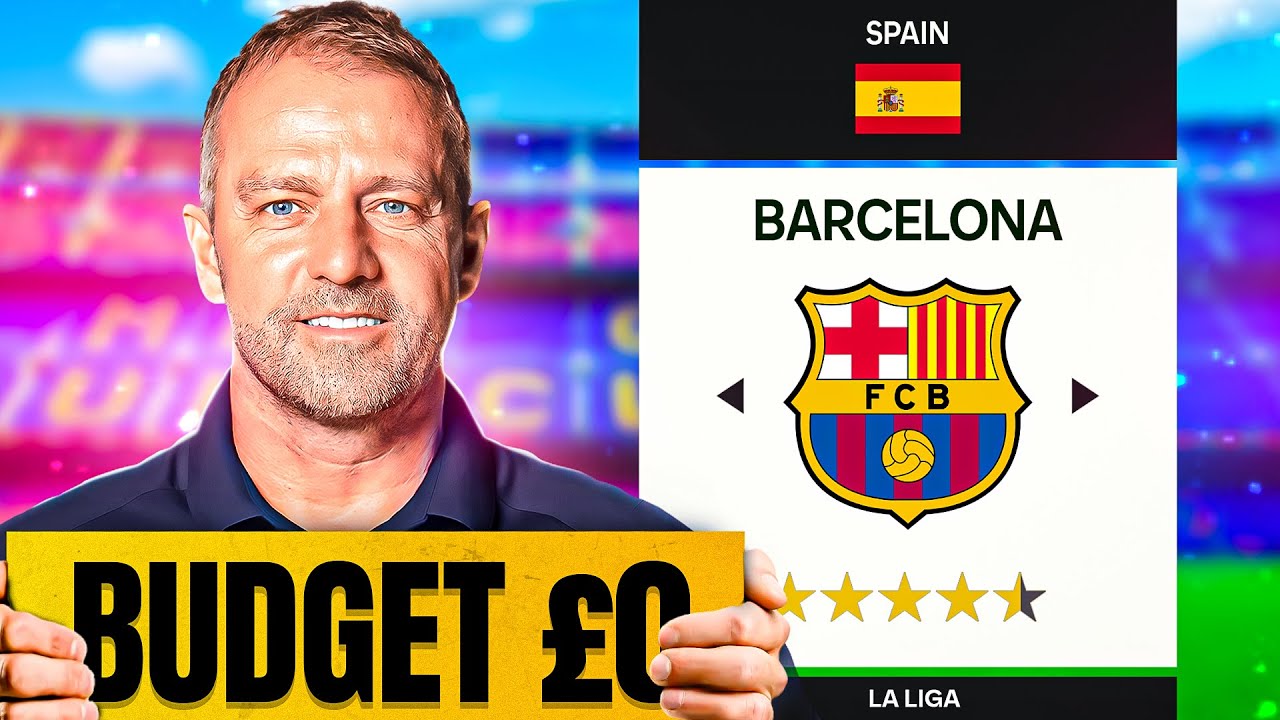 I Managed Barcelona with NO MONEY!