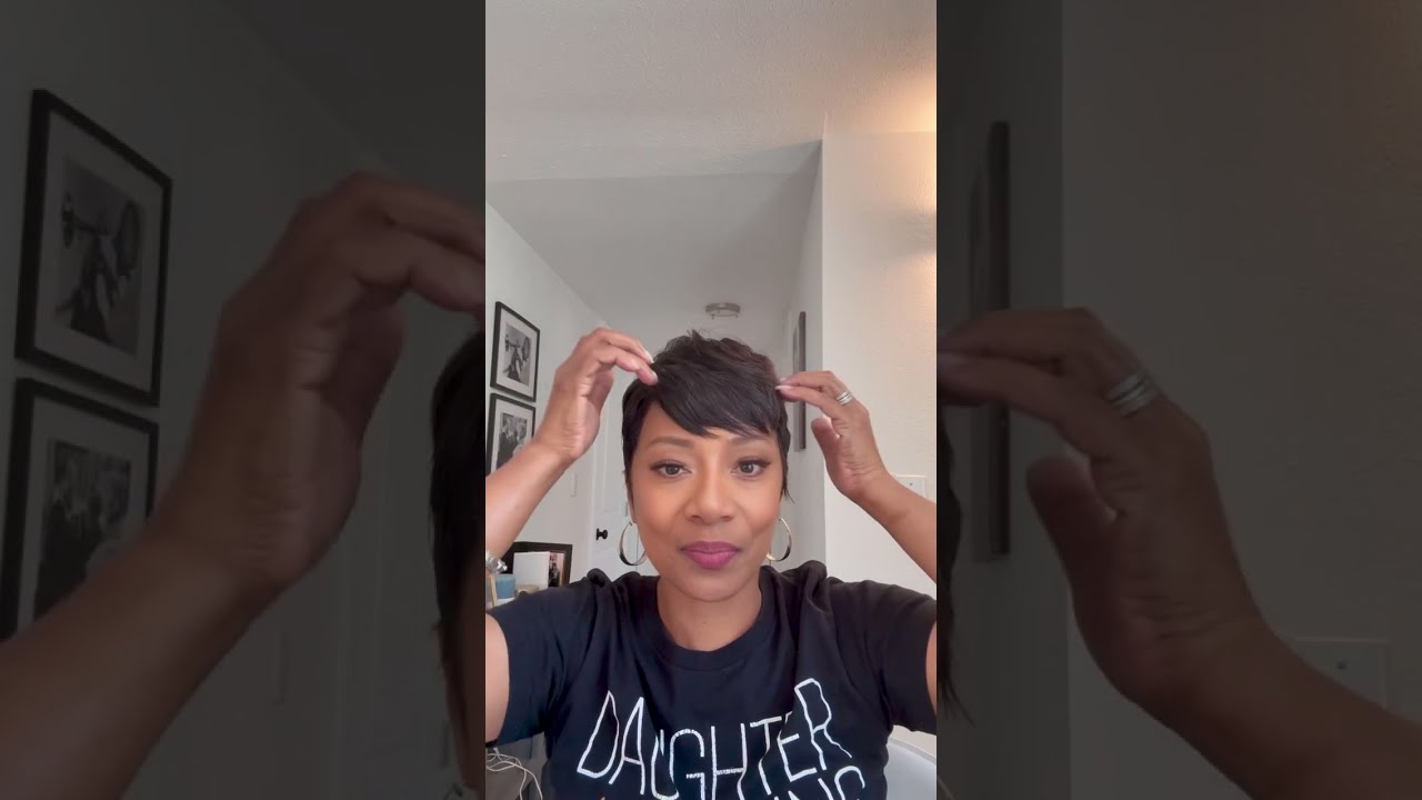 Short Pixie Cut Wig | How to Curl and Style your Pixie cut Wig | #ootd