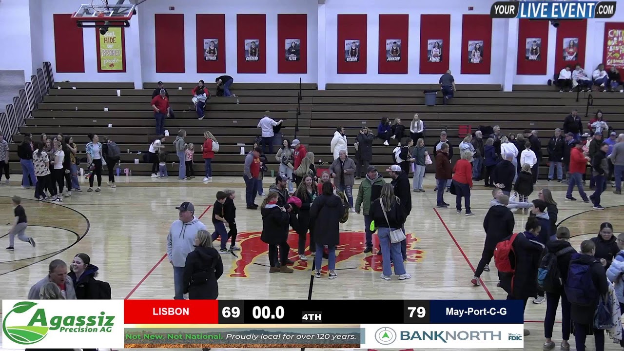 May-Port CG vs Lisbon - North Dakota High School Boys Basketball