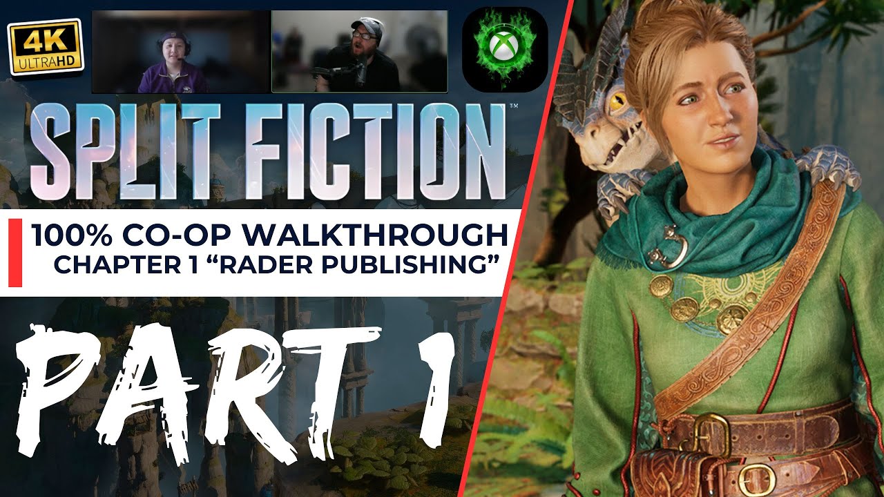 Split Fiction 100% CO-OP Walkthrough Part 1 [Chapter 1] Rader Publishing