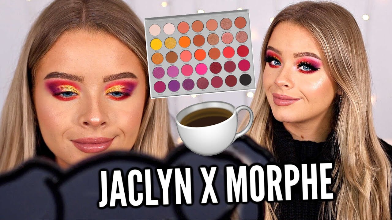TESTING NEW JACLYN HILL X MORPHE PALETTE..