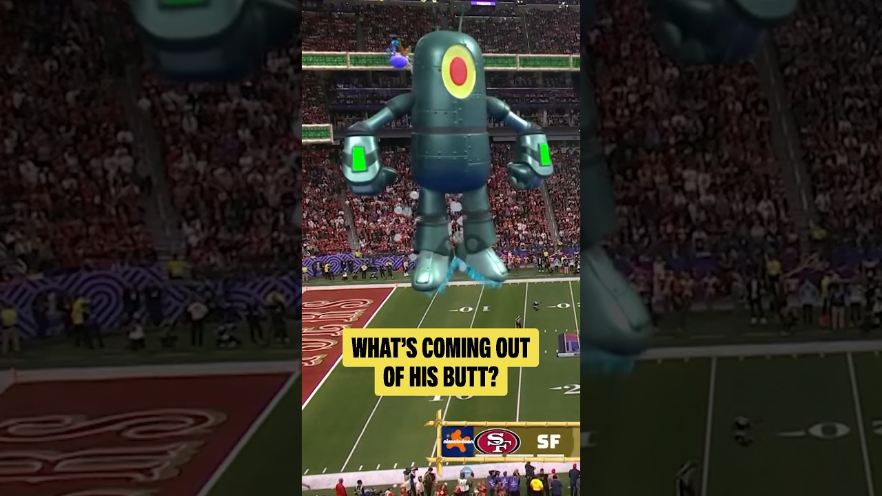 A Giant Robot Plankton?! #SuperBowl
