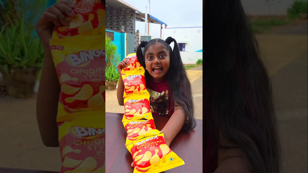 Big VS Small 🥵 Chips Packet Challenge 👍Tom&Jerry 😱Diyaishwarya #shorts #viralvideo