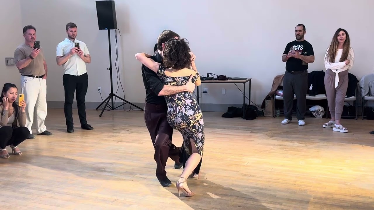 Gianpiero Galdi & Lorena Tarantino. Tango lesson.: Un Infierno. Washington DC. April 6, 2025