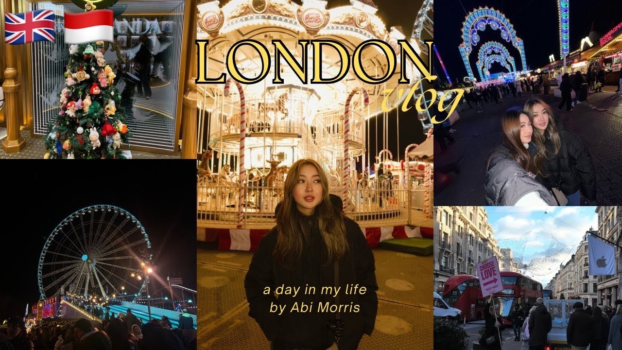 MENJELANG NATAL, MUSIM DINGIN DI LONDON🇬🇧OXFORD STREET, MAKAN PHO, WINTER WONDERLAND #vlogmas