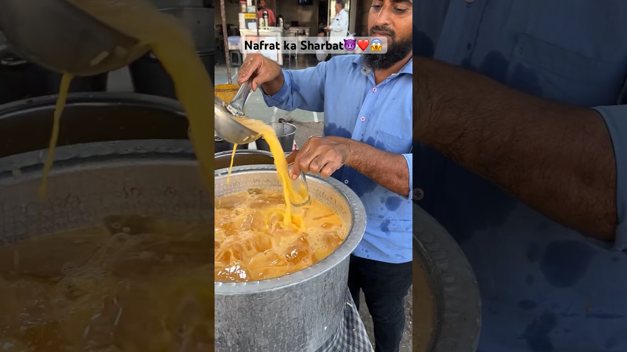 Nafrat ka Sharbat Dushmano k liye 😈👹❤️ #ytshorts #viralshort #foodie #viral #streetfood #reels