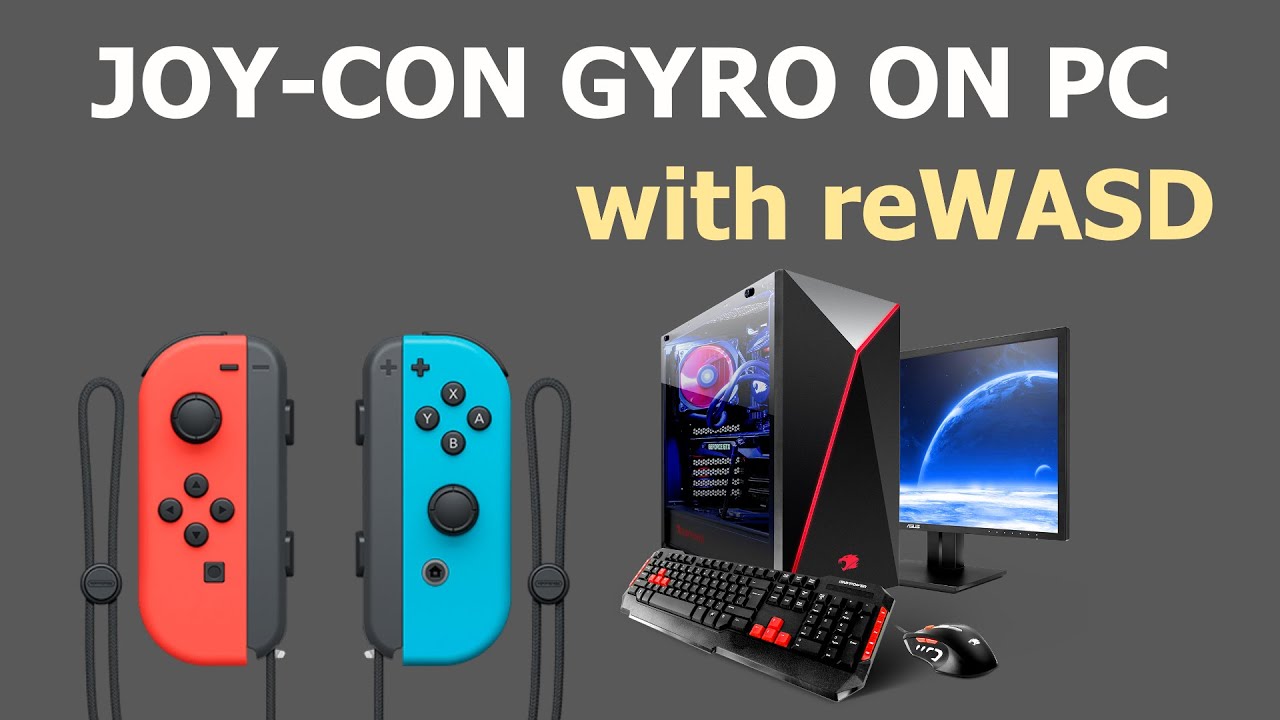 Joy-Con Gyro on PC with reWASD - Tutorial