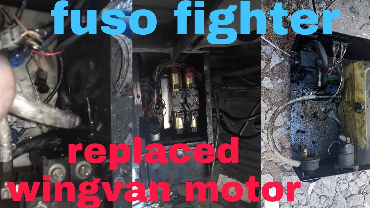fuso fighter|replaced wingvan motor done!@tamjunsvlog