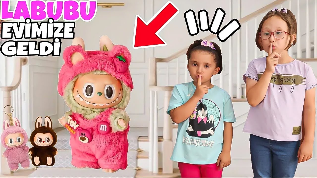 BAHAR BANU ALYA LABUBU EVİMİZE BASKIN YAPTI !! HER YERİ DAĞITTI !!
