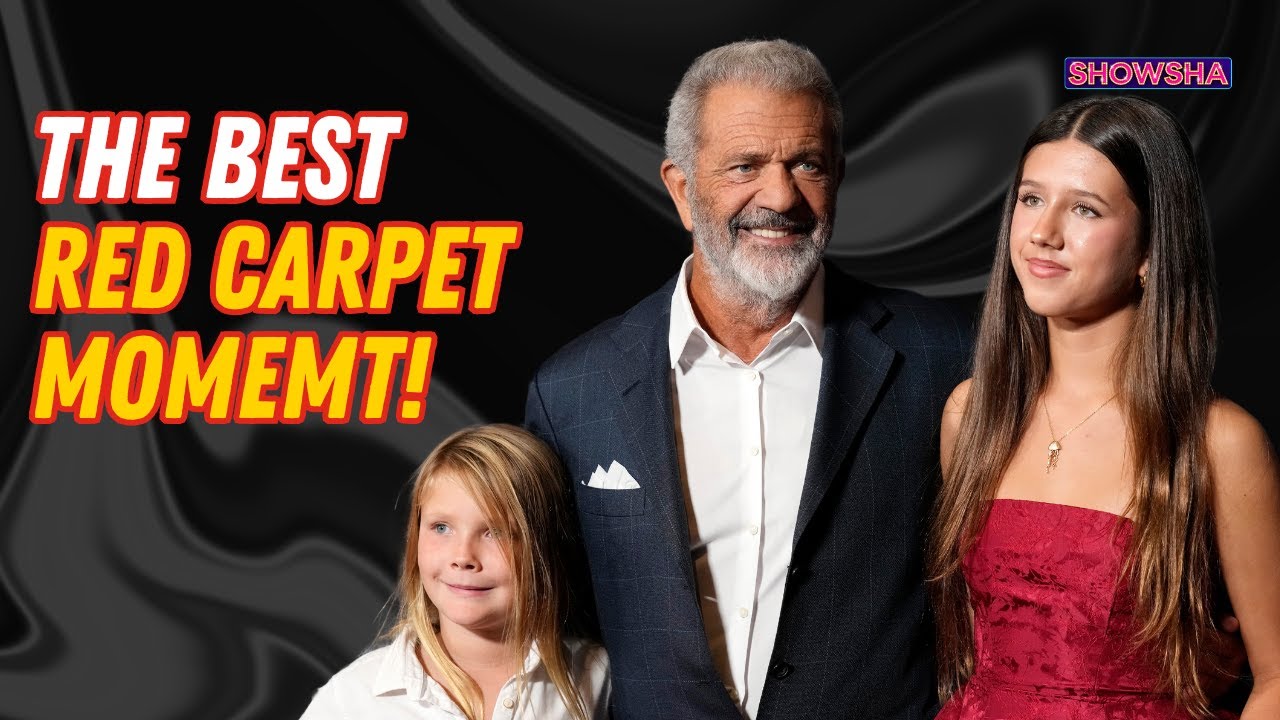 Mel Gibson Makes A Rare Appearance With Kids Lucia & Lars At 'Monster Summer' LA Premiere | N18G