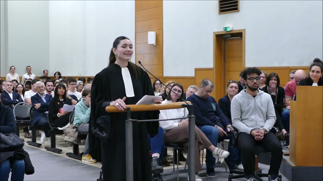 Lucile Mottet : Finale 2024 du concours éloquence étudiants DROIT