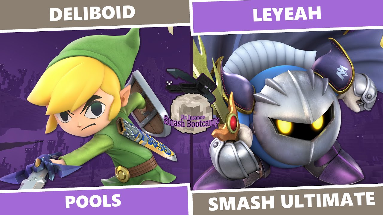 Dr. Insano's Bootcamp: Pools - Deliboid (Toon Link) Vs. LeYeah (Meta Knight) SSBU