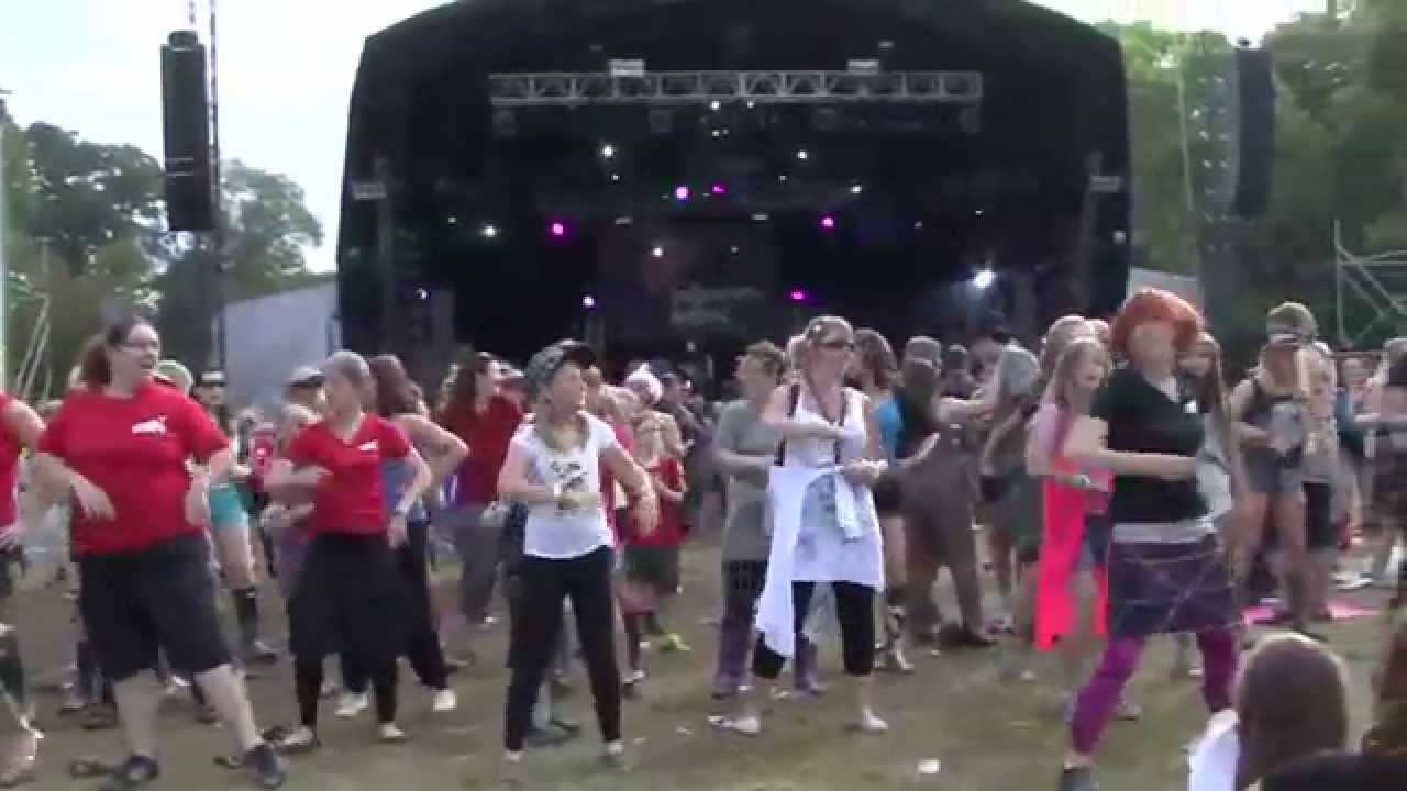 Eden Court Flashmob at Belladrum - Saturday