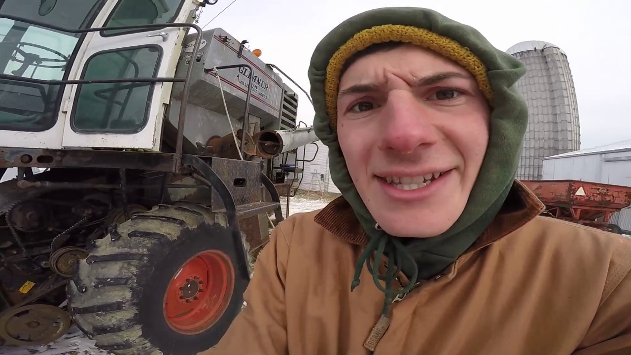 Gleaner K: Putting on Corn Head