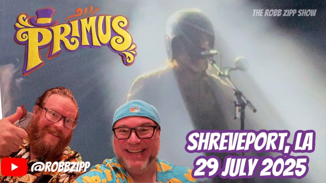 🎸 ROBB ZIPP & @Russell Solomon SAW PRIMUS IN SHREVEPORT, LA 7-29-2025