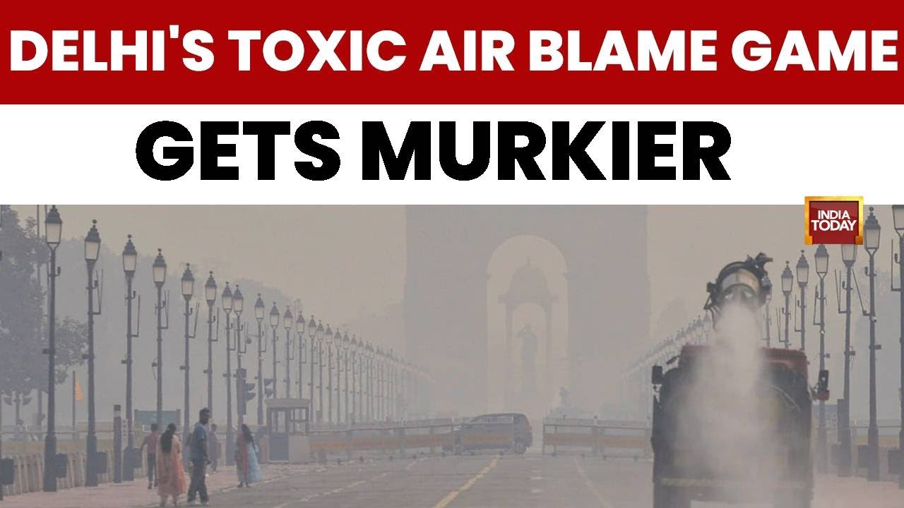 Delhi Gasps for Air as Political War Over Toxic Smog Explodes Between BJP and AAP