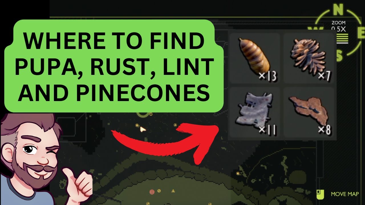 Where to Find Upper Yard Resources in Grounded (Pupa, Rust, Lint, Pinecone)