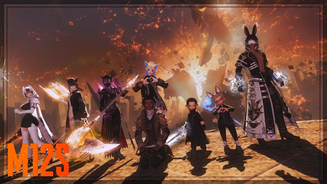 Zell CLEARS M12S Phase 2 With Lesser People Does Ultimate | FFXIV | RPR POV