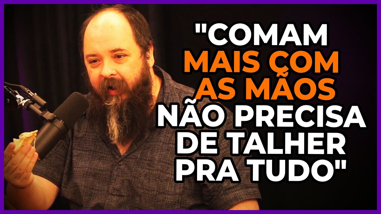 COMER PIZZA DE GARFO E FACA &Eacute; ERRADO? | Cortes do Cometa