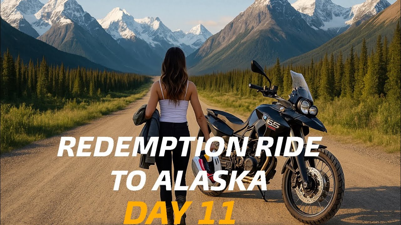 Motorcycle ride from GA to AK. Columbia Falls to Jasper AB