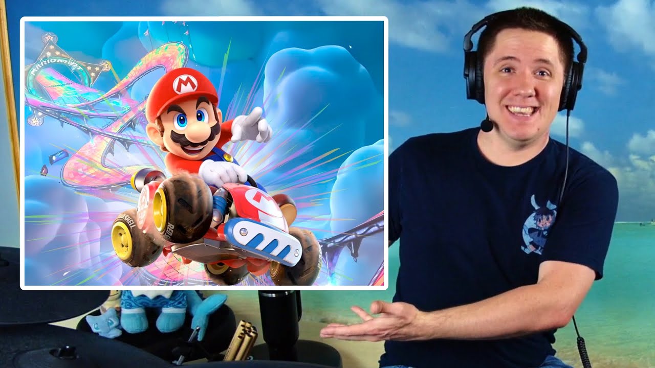 The Full Rainbow Road Medley From Mario Kart World On Drums!