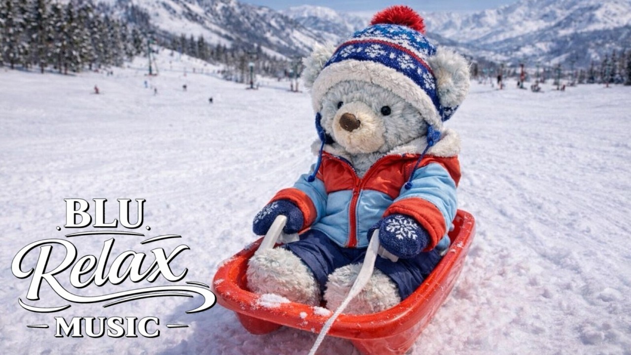【BGM】Focus Music 🎿 Winter Sports with Blu | 60min Work BGM