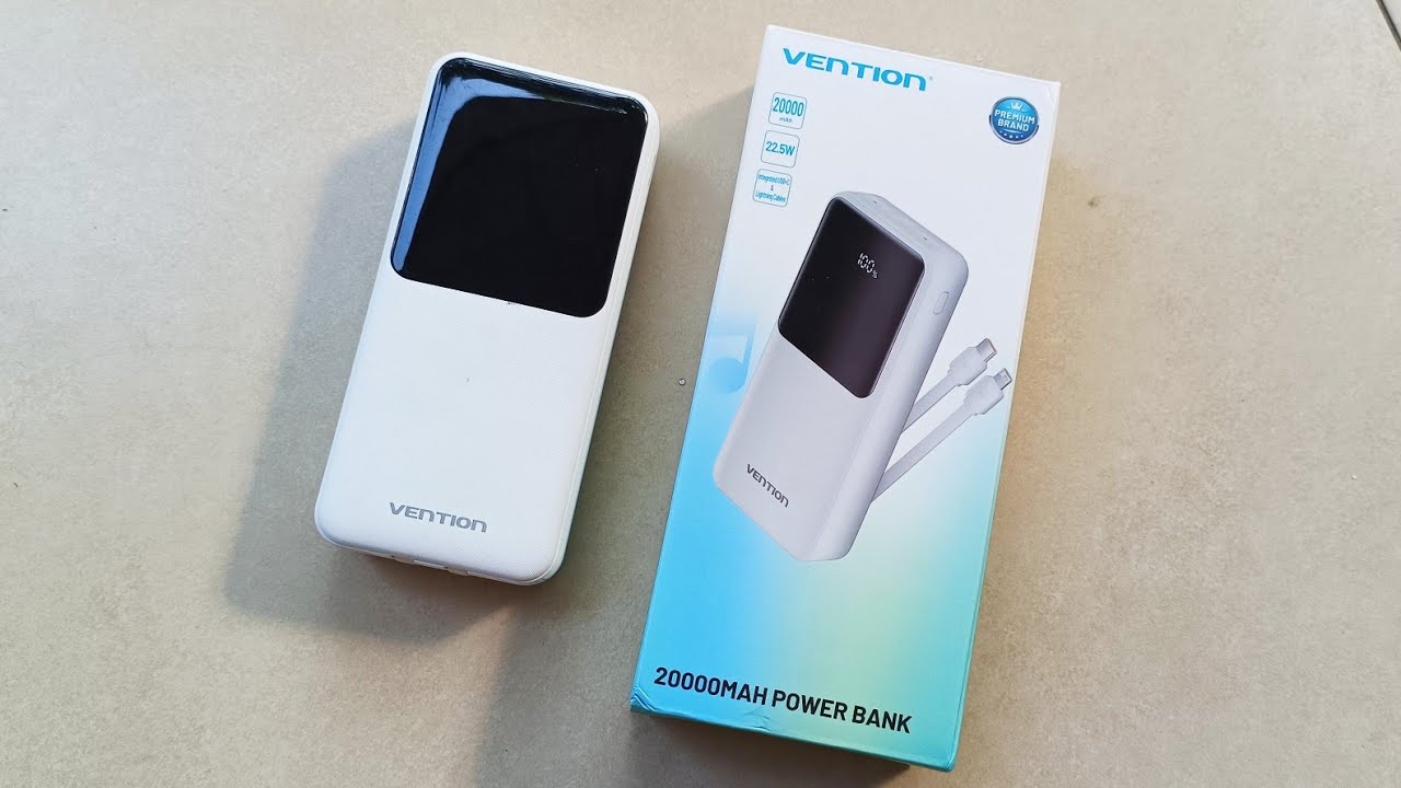 INI DIA POWERBANK 20000 MAH YANG BETULAN FAST CHARGING! VENTION POWERBANK.
