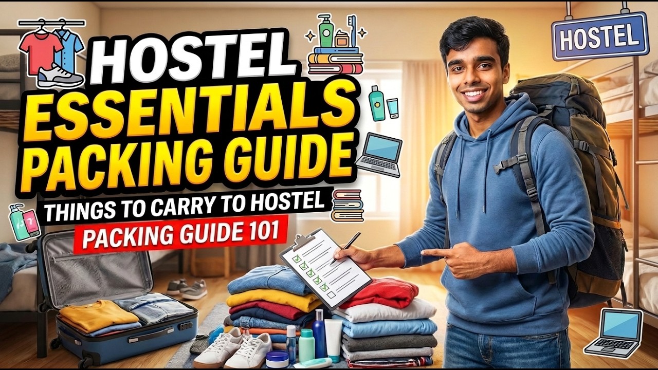 Hostel Essentials 🗿🔥 Things To Carry To The Hostel 👀🔥 What To Pack For Hostel 🧐 College Shopping